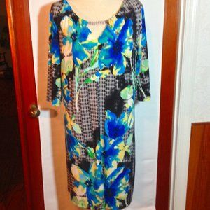 Robbie Bee Floral Spring Shift Easter Dress